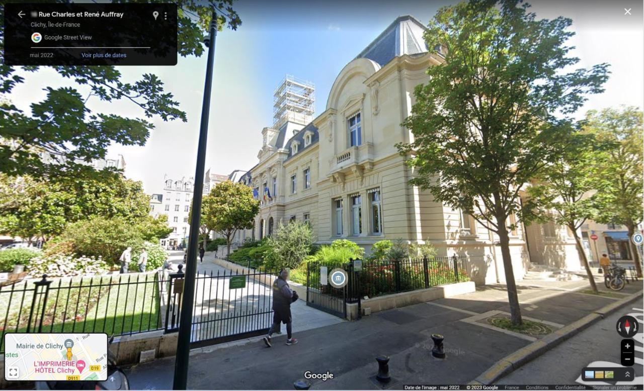 Tres Beau 2P Avec Vaste Sejour Ensoleille - A 50 M Du Metro Du Marche Et De La Mairie Appartement Clichy Buitenkant foto